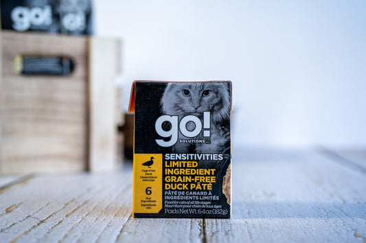 Grain-free duck pâté for cats of all life stages from Go Solutions! | Pâté de canard pour chats de tous âges de Go Solutions!