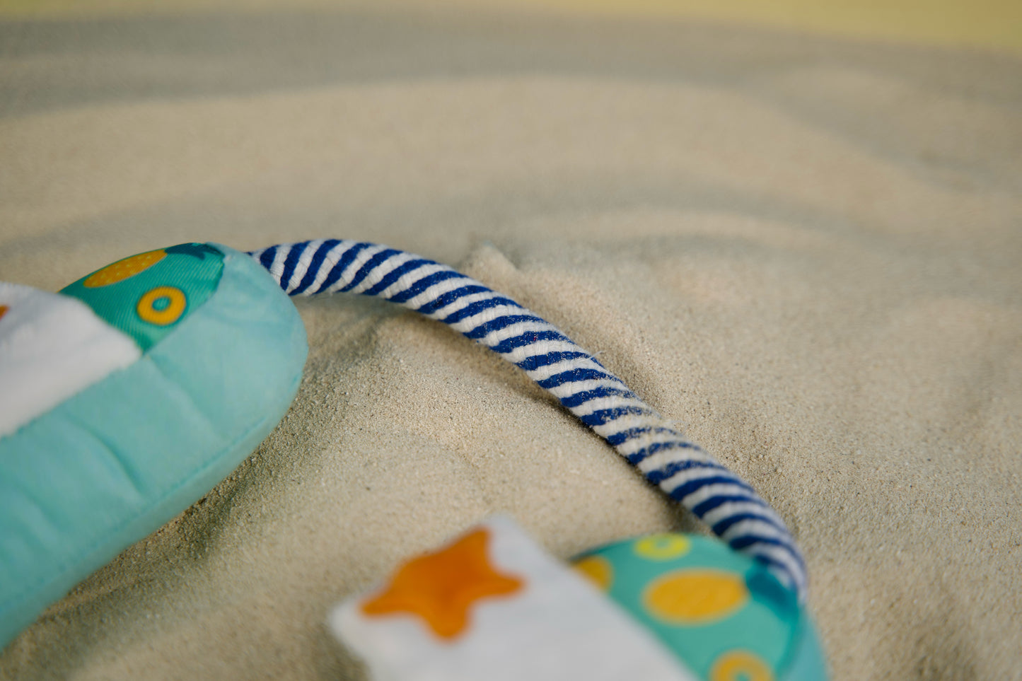 Whether it’s fetch or solo play, this toy brings a splash of fun to every sandy outing.