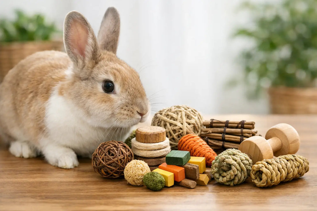 Choosing chew toys for rabbits and other small pet