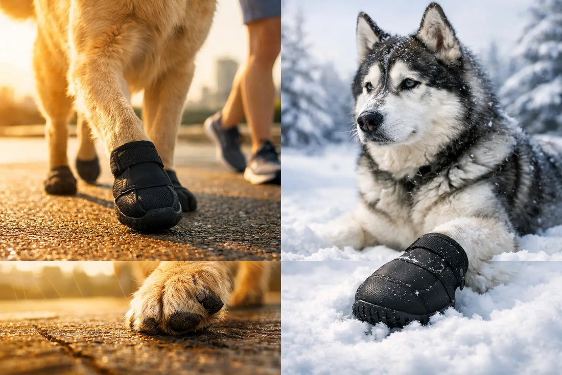 Dog Paw Protection for Hot and Cold Days