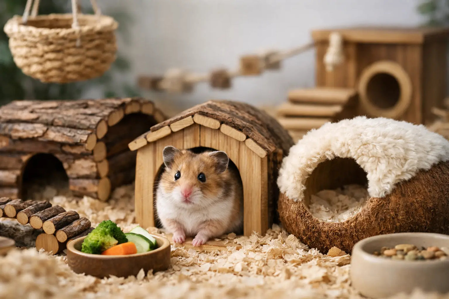 Hamster hideouts and accessories that feel like home