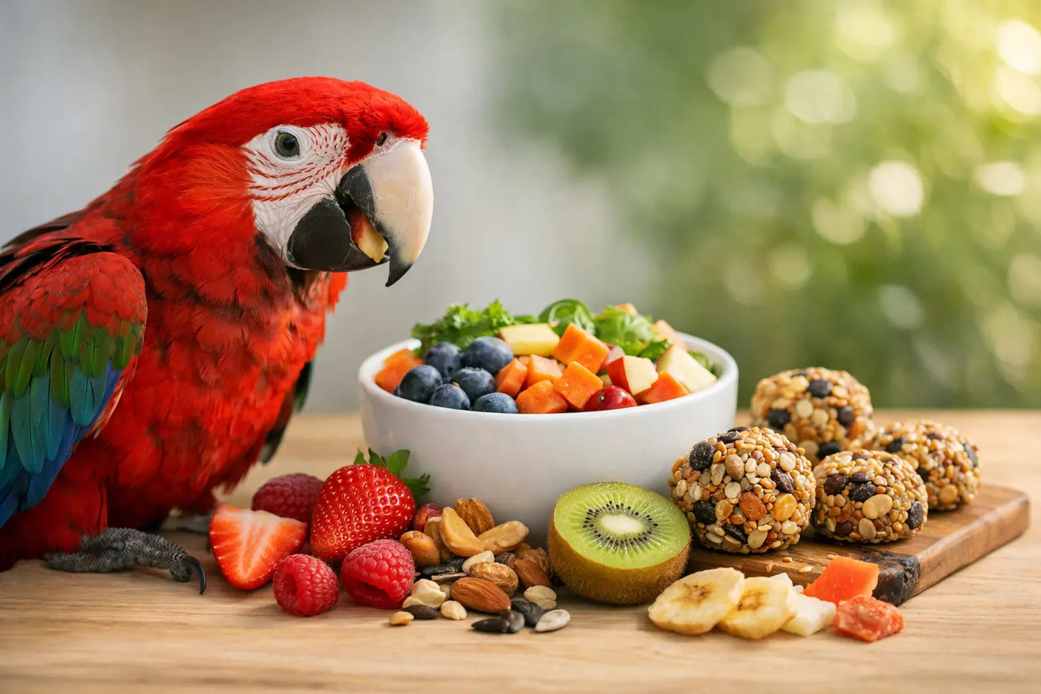 Healthy Bird Treats for Parrots That Feel Good