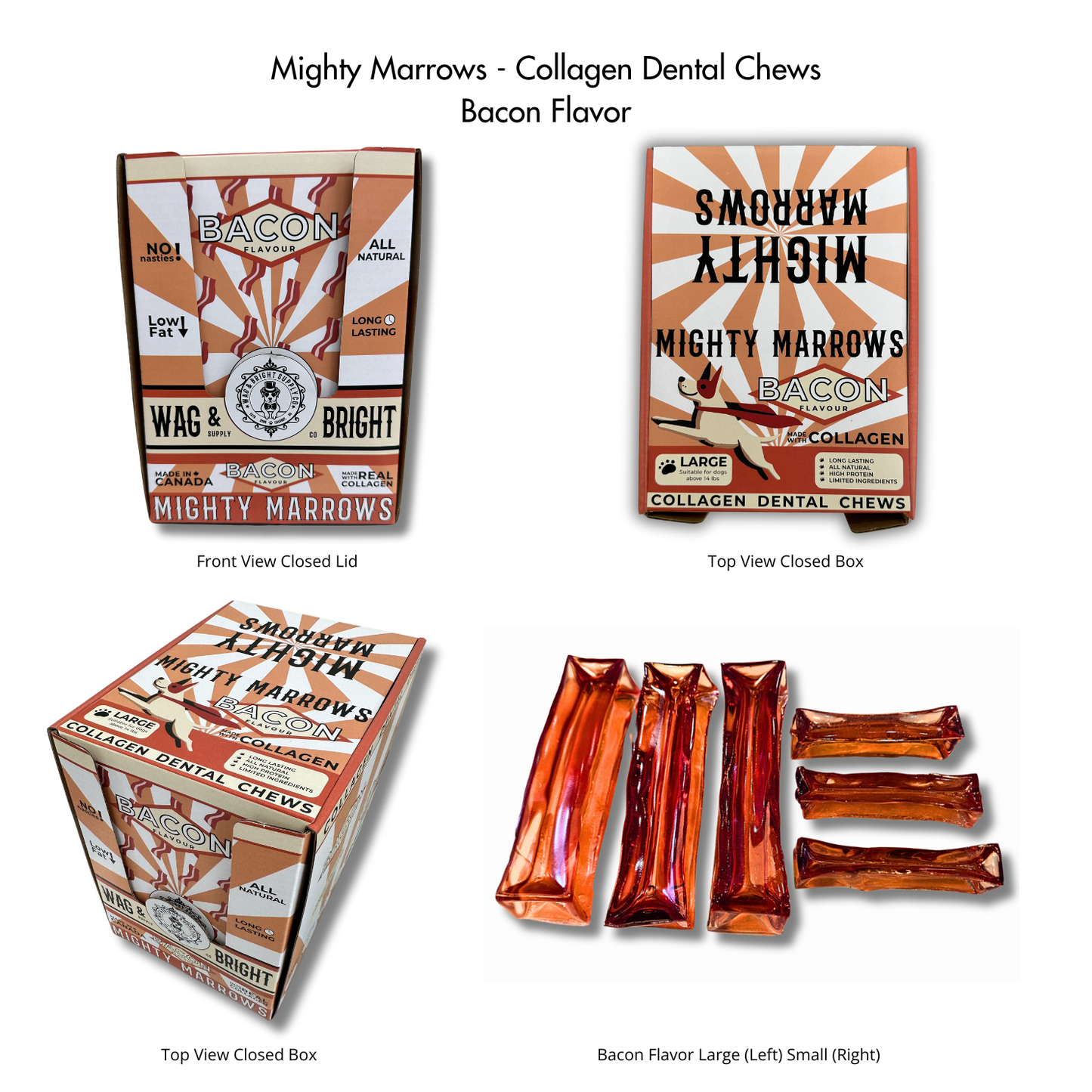 Bacon Collagen Dental Chew