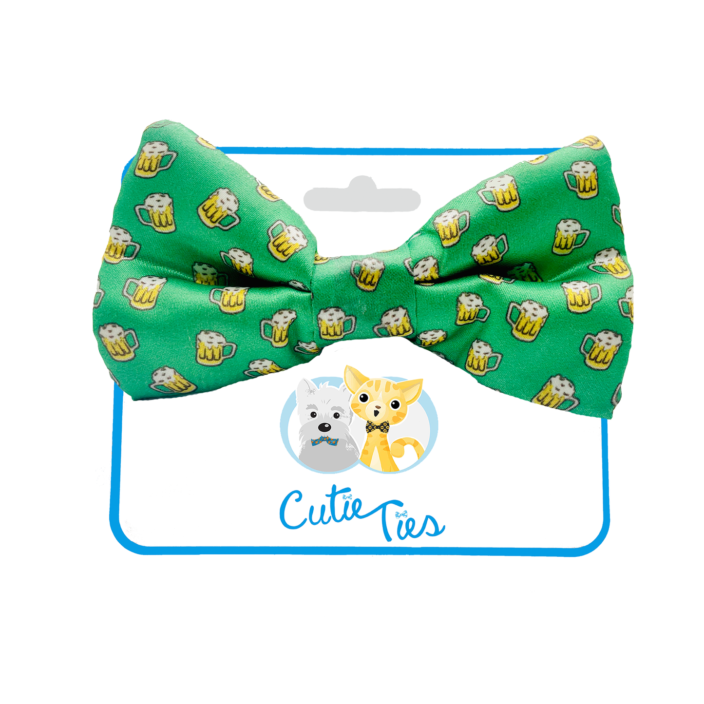 Green Beer Bow Tie