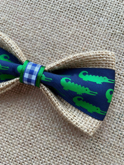 Alligators Bow Tie