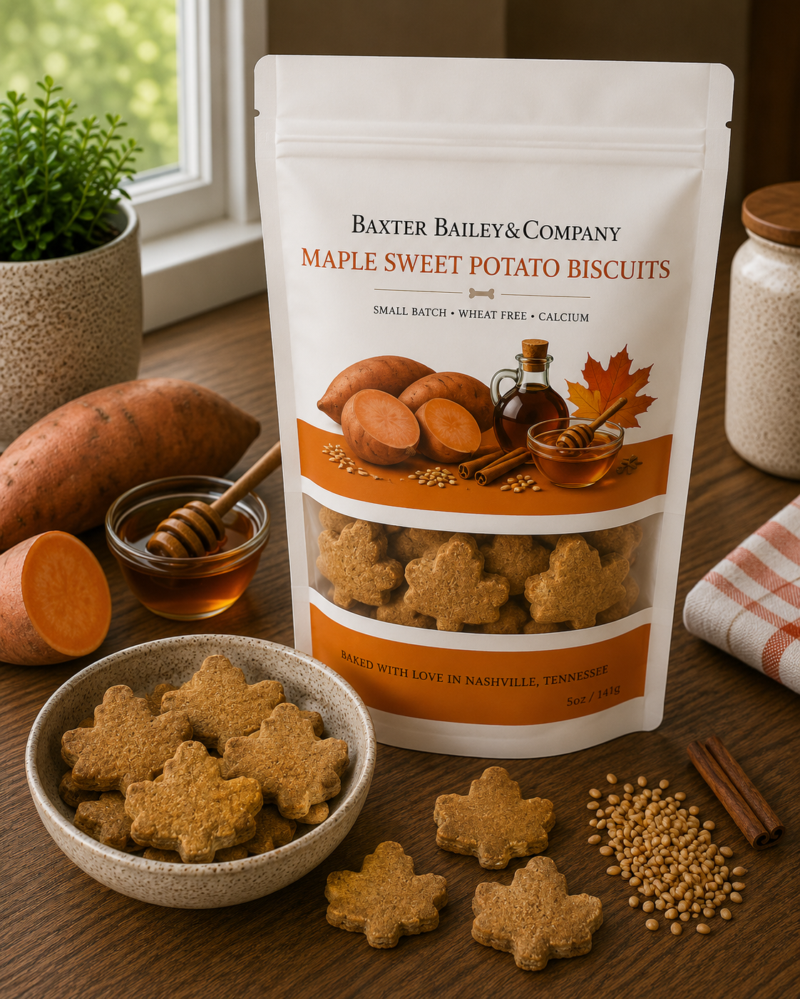 Biscuits à l'érable et patate douce - Friandises croustillantes