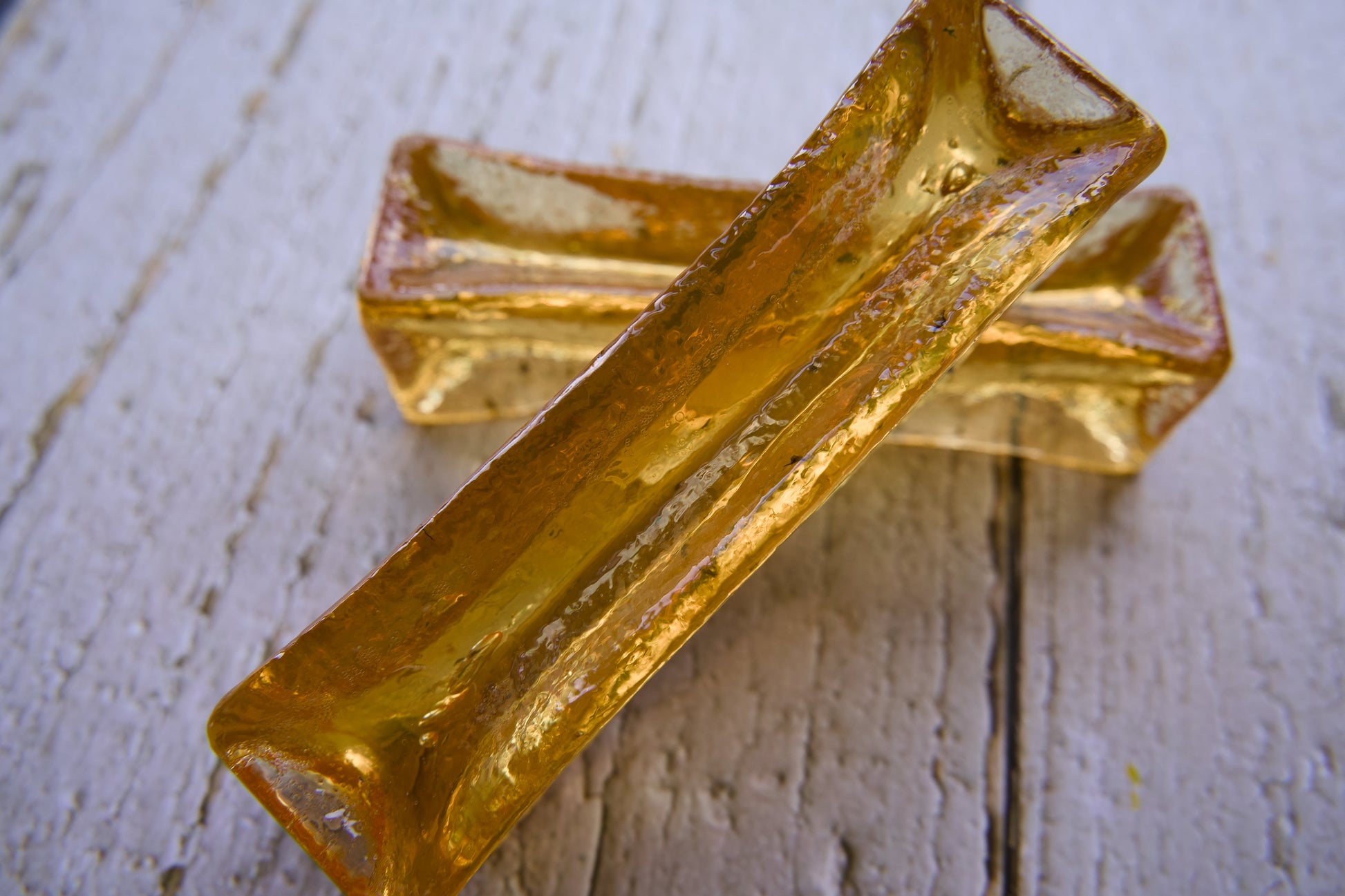 Three pork and parsley collagen dental chews for dogs.