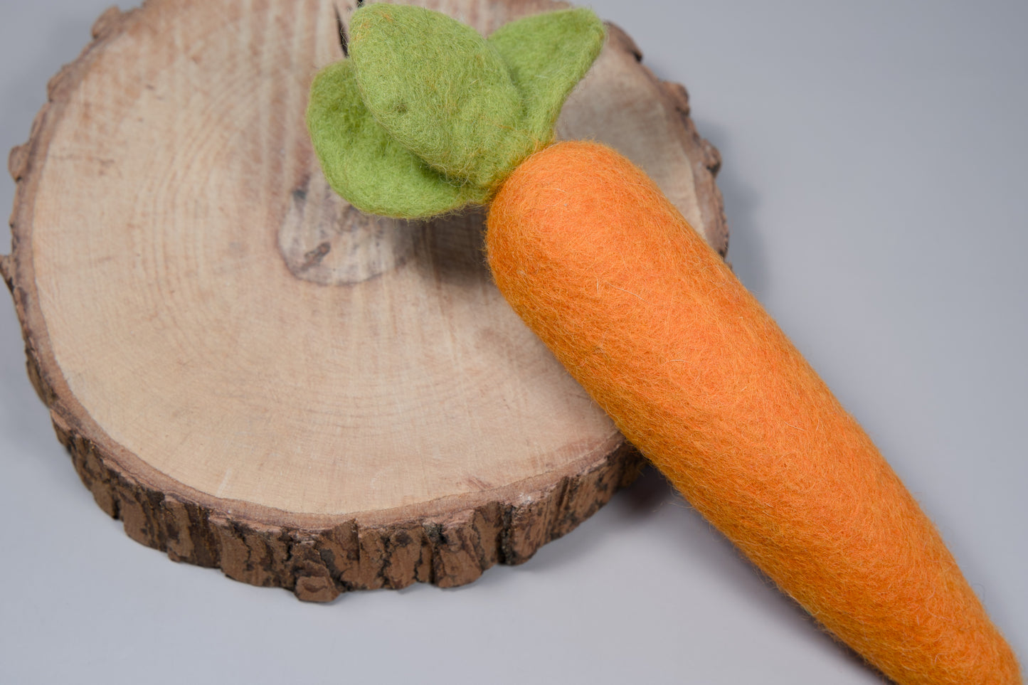 Handmade Wool Carrot