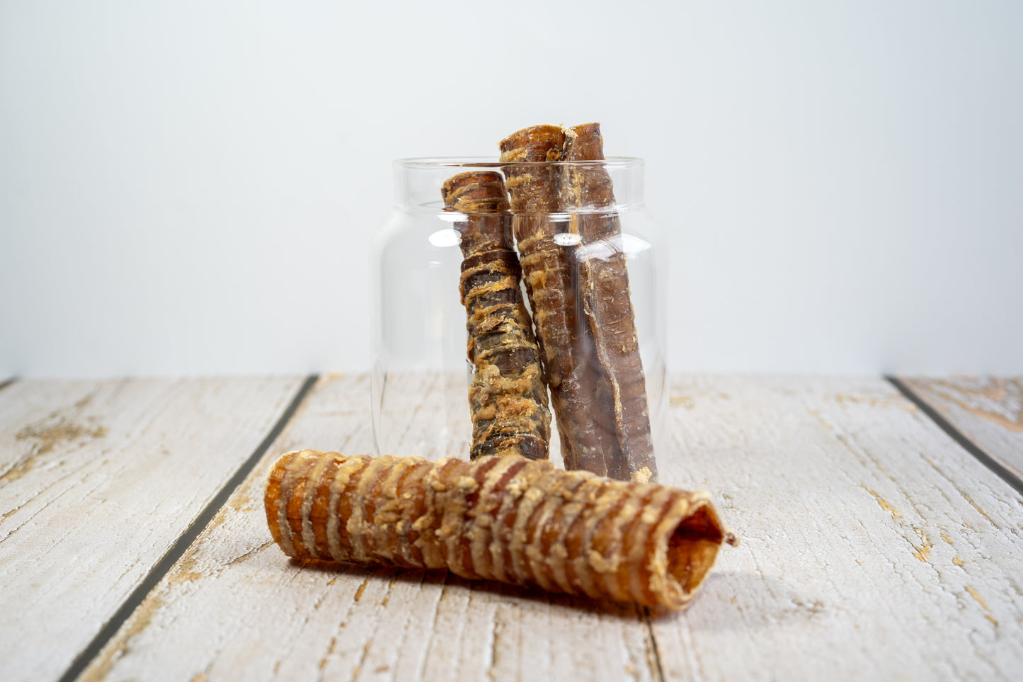 Beef trachea for dogs is made up of cartilage, which is rich in chondroitin and they are great for joint health.