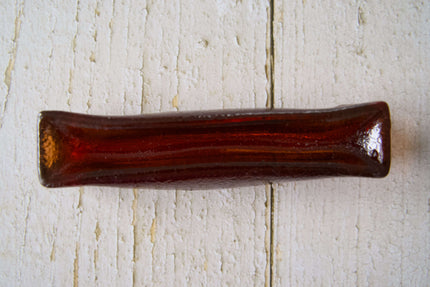 Close-up view of a dental stick for dogs.