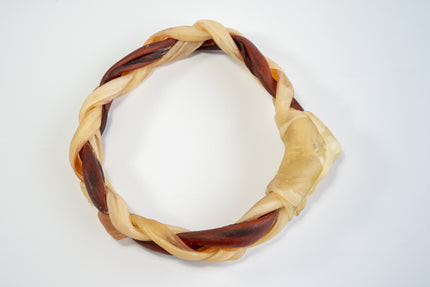 Dog chew ring suitable for most sizes of dogs.