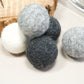Close-up of wool balls for cats.