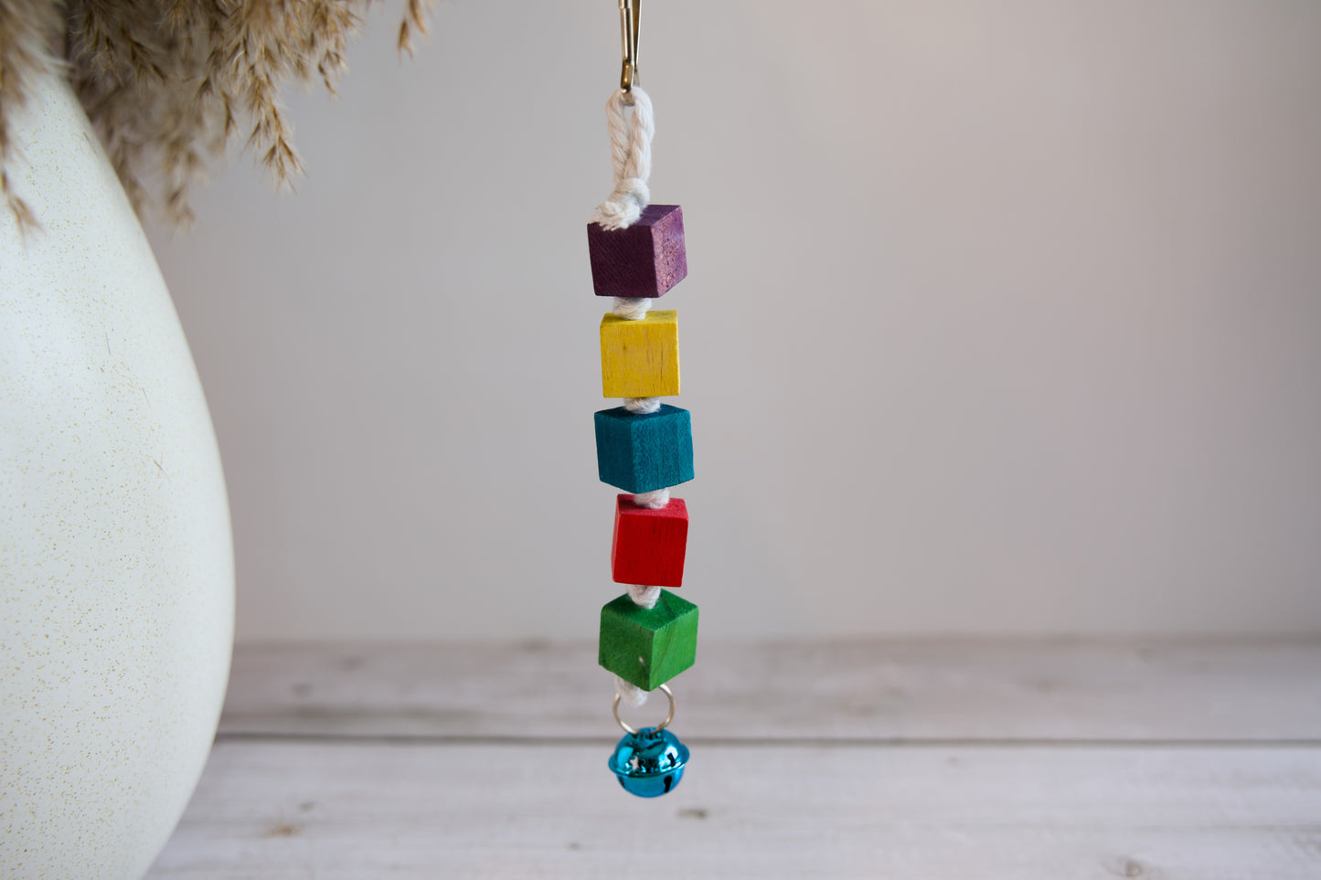 Hanging Colorful Blocks