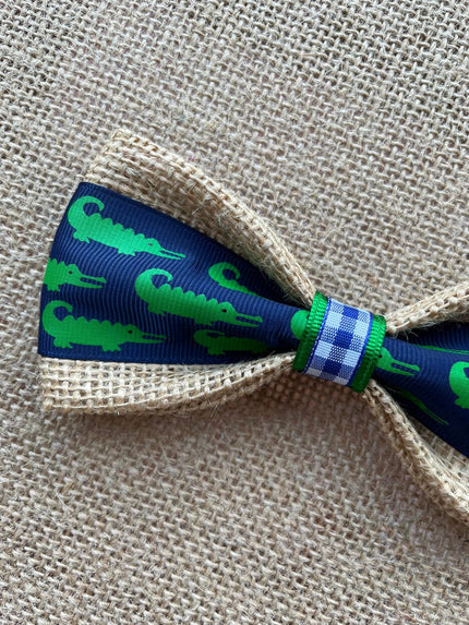 Alligators Bow Tie