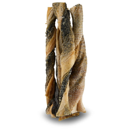 Salmon Skin Twists