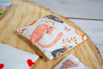 Kicker pour chat avec motifs de chats printaniers.