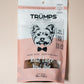 Trumps real liver for dogs is a soft and chewy treat under 1.5 calories each bite and enrobed with omega 3.
