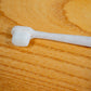 Close-up view of toothbrush bristles for small dogs.