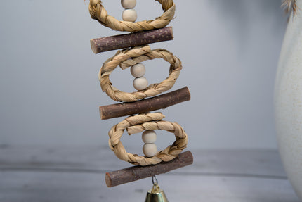 Branches & Woven Grass Rings