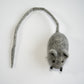 Grey wool mouse for cats.